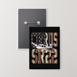 Cirrus SR22 Aircraft Vintage United States Flag