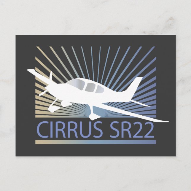 Cirrus SR22 Postcard (Front)