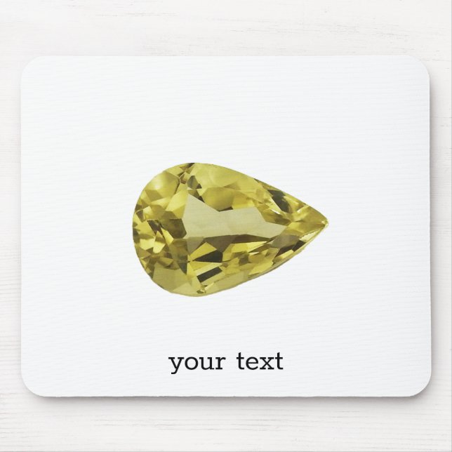 Cirtine Yellow Mouse Pad (Front)