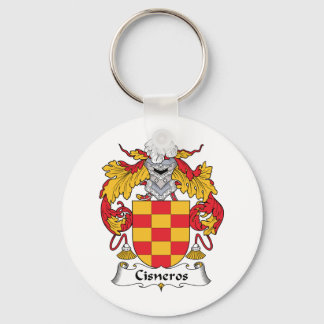 Cisneros Family Crest Key Ring