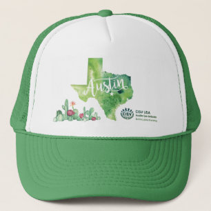 CISV ATXSA Sustainability Green Trucker Hat