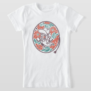 CISV Austin Cowboy Hat, Boots Girl's T-Shirt