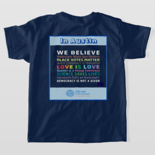 CISV Austin for Peace Girl's T-Shirt