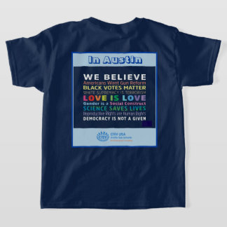 CISV Austin for Peace Girl's T-Shirt