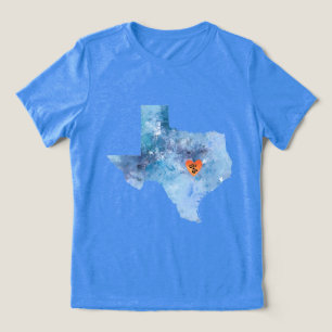 CISV Austin Heart of Texas Women's T-Shirt Tri-Blend Shirt
