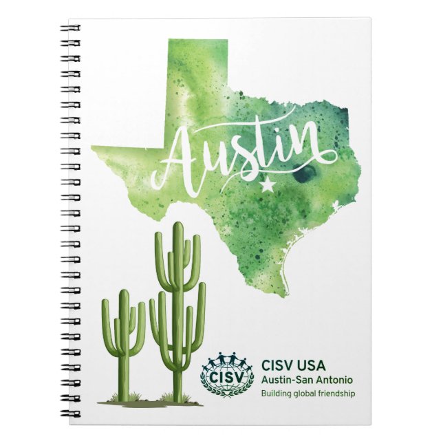 CISV Green Austin Environment & Sustainability  Notebook (Front)