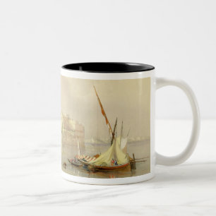 Citadel of Sidon, April 28th 1839, plate 76 from V Two-Tone Coffee Mug