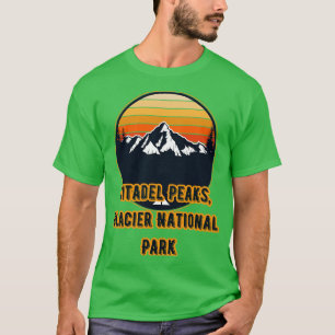 Citadel Peaks Glacier National Park T-Shirt