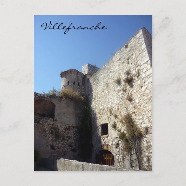 citadel villefranche postcard (Front)