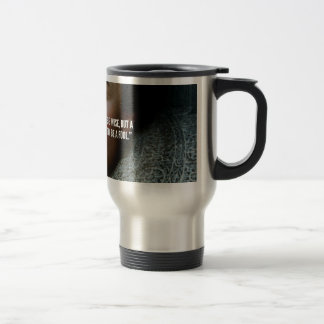 Citation: fool, Shakespeare Travel Mug