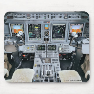 Citation Sovereign Cockpit Mouse Pad