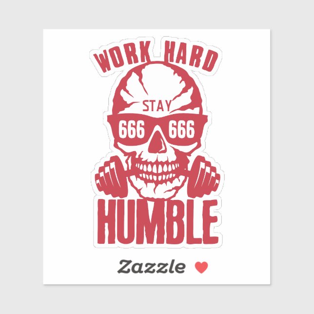 citation work hard stay humble 9 musculation tete  (Sheet)