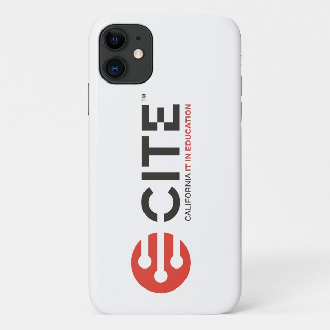 CITE iPhone Case White (Back)