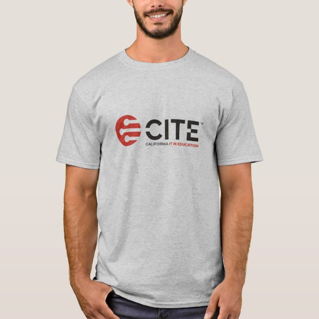 CITE Men's T-shirt Gray (Front)