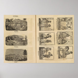 Cities, costumes poster