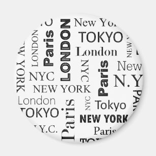 Cities Stylish Magnet