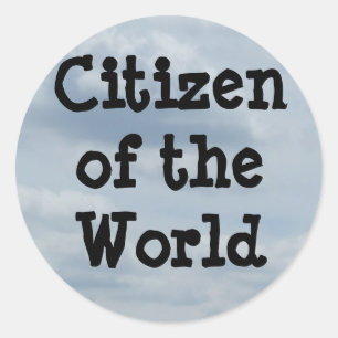 "Citizen of the World" Sticker