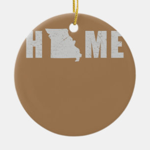 Citizen Proud America State Flag US Home Missouri Ceramic Tree Decoration