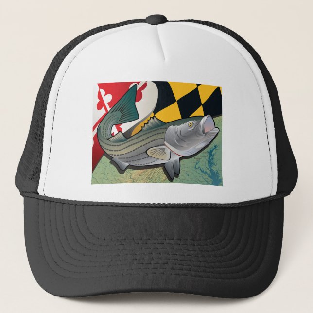 Citizen Rockfish of Maryland Trucker Hat (Front)