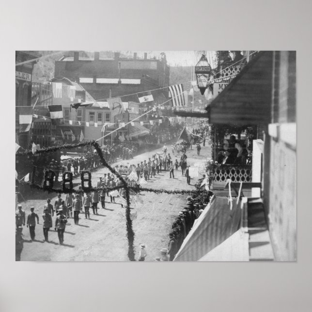 Citizens of Deadwood Celebrate Completion of Poster (Front)