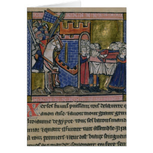 Citizens of Edessa Pay homage to Baldwin II