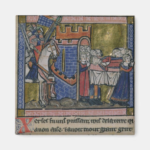 Citizens of Edessa Pay homage to Baldwin II Magnet