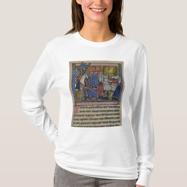 Citizens of Edessa Pay homage to Baldwin II T-Shirt (Front)