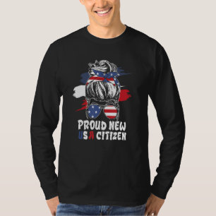 Citizens Us American Proud New Citizenship Usa Cit T-Shirt
