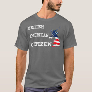 Citizenship gift US British flag Naturalisation ci T-Shirt
