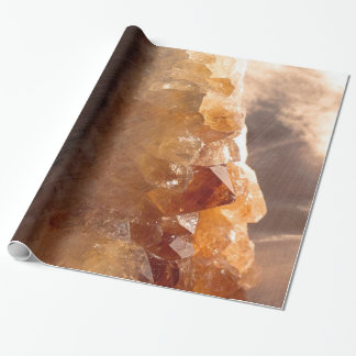 Citrine Burst Wrapping Paper