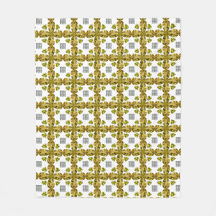 Citrine Clover Fleece Blanket