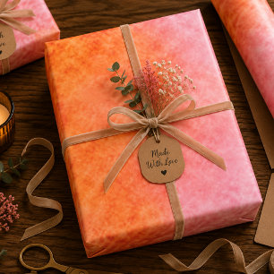 Citrine Glow Wrapping Paper Sheet