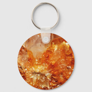 Citrine Key Ring