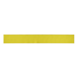 Citrine Solid Colour Grosgrain Ribbon