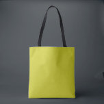 Citrine Solid Plain Colour Tote Bag<br><div class="desc">Citrine is Solid Plain Colour. Abstract simple trendy stylish colour. Fresh one between yellow & green colour. 
Work in many occasions & seasons.
Hex# CAC922</div>