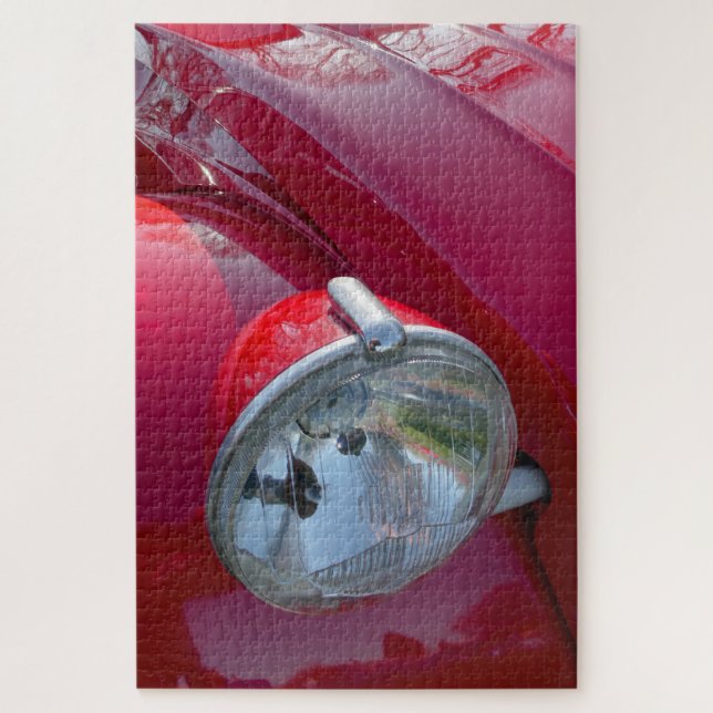 Citroë 2CV, vintage french car. Jigsaw Puzzle (Vertical)