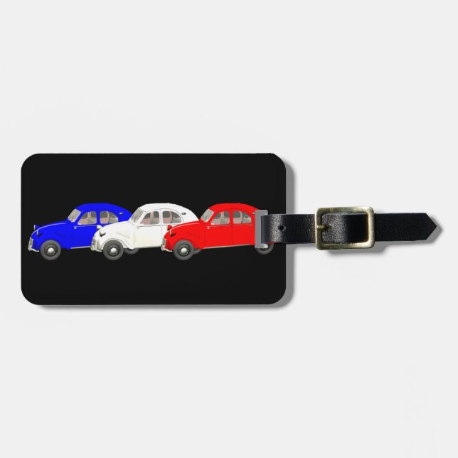 Citroën 2 CV Luggage Tag (Front Horizontal)
