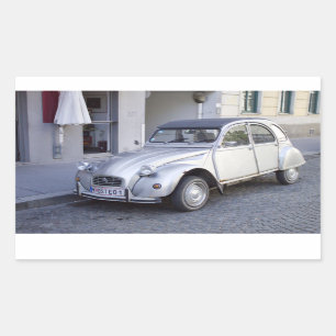 Citroën 2 CV Rectangular Sticker