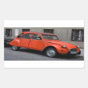Citroën 2 CV Rectangular Sticker
