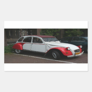 Citroën 2 CV Rectangular Sticker