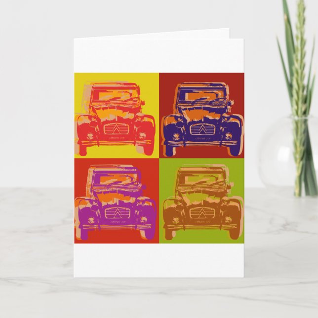 Citroen 2CV 1 Card (Front)