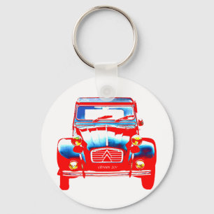 Citroen 2CV 2 Key Ring