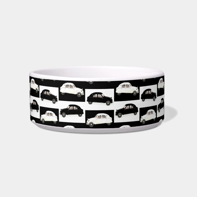 Citroen 2CV Black White Bowl (Left)