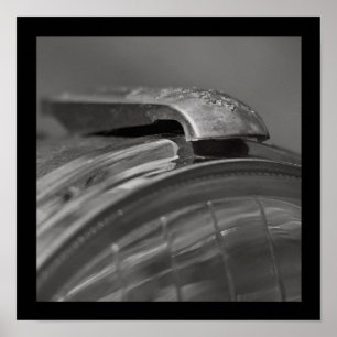 Citroen 2cv Classic vintage poster, retro design Poster