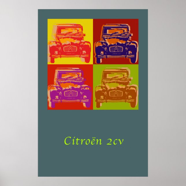 Citroen 2CV large poster (Front)