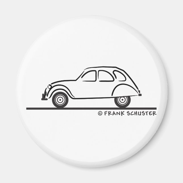 Citroen 2CV Magnet (Front)