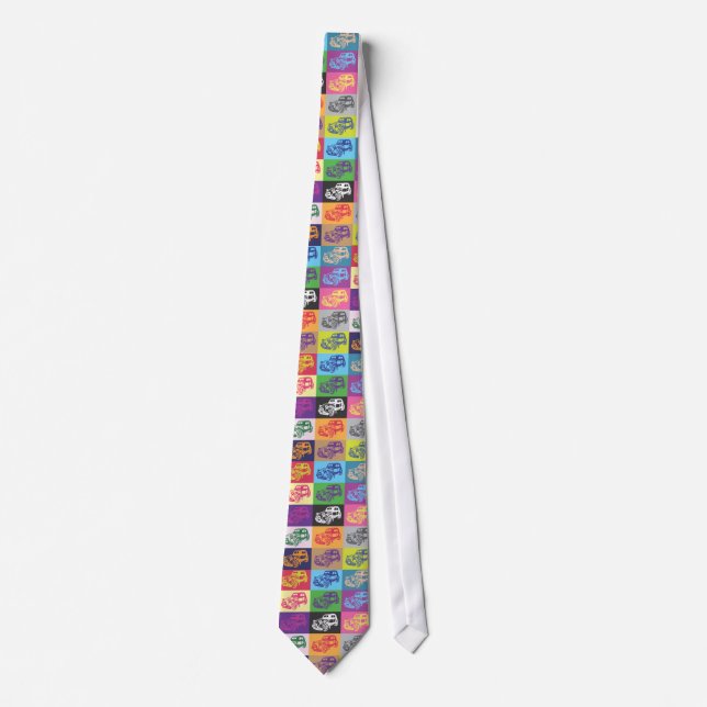 Citroen 2CV Mosaic Tie (Front)