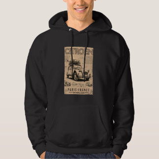 Citroën 2CV Paris France Driving Club Hoodie
