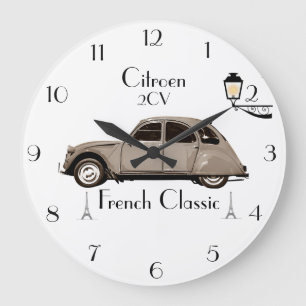 Citroen 2CV Retro Wall Clock