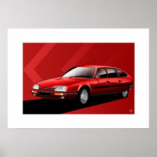 Citroen CX MK2 GTI Turbo 2 Poster